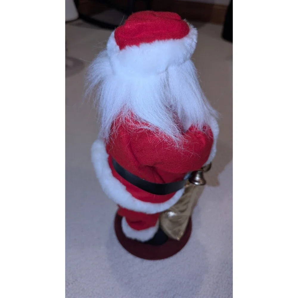 Vintage Animated Musical Dancing Christmas Santa Plays Jingle Bells